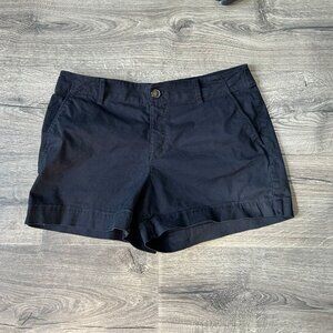 Women's Loft Cotton Shorts - The Monroe 4" - Size 10 in Black